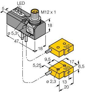 NI2-Q6.5-0.1-BDS-2AP6X3-H1141/S34 Part Image. Manufactured by Turck.