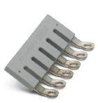 Phoenix Contact 3026104 Insertion bridge, pitch: 9 mm, number of positions: 6, color: gray