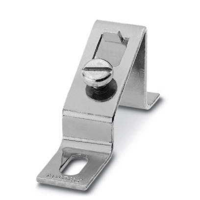 Phoenix Contact 1201604 Angled brackets with M6 screw, DIN rail limit stop, for fixing DIN rails at an angle of 30Â°, with M6 screw, height: 35.4 mm