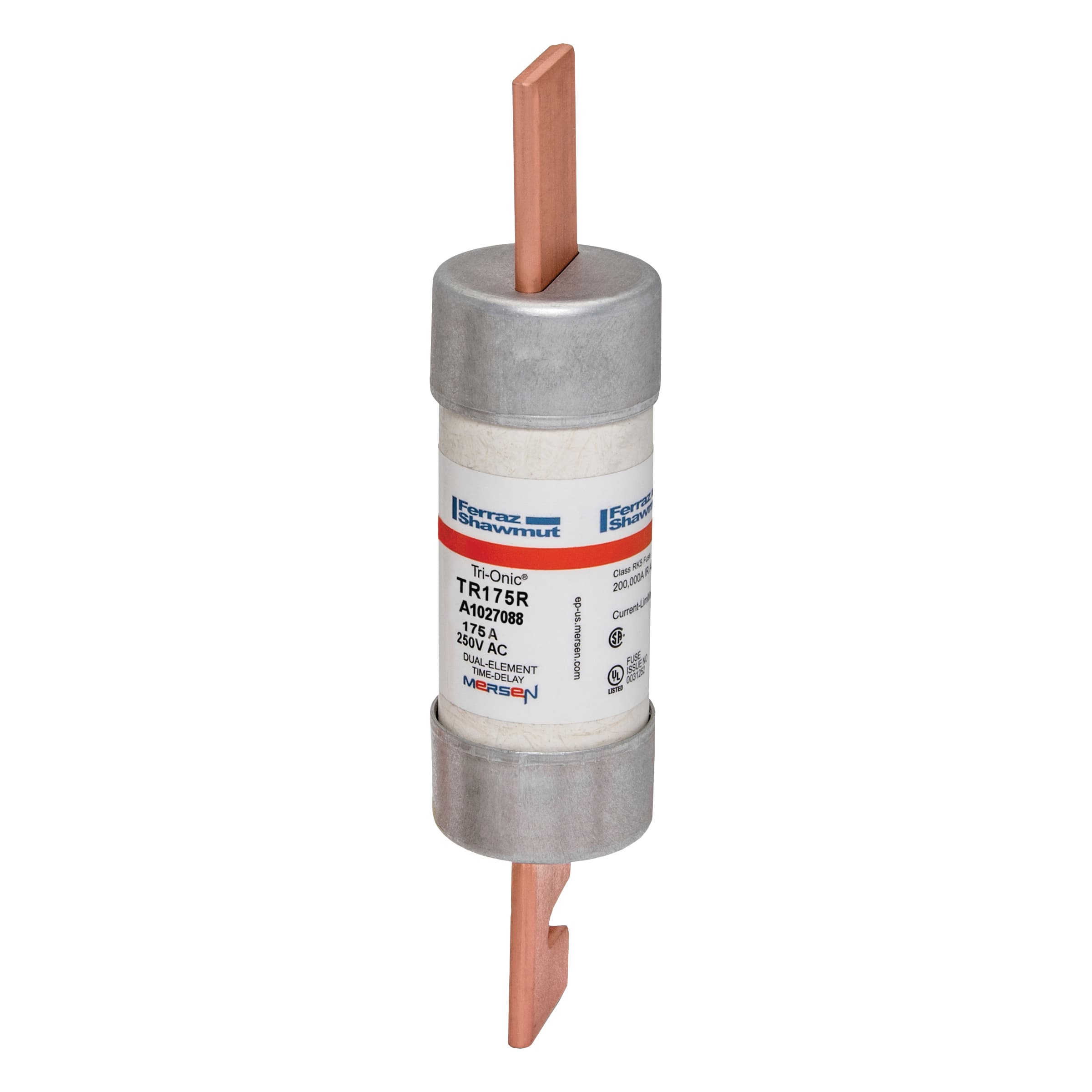 Mersen TR175R TR175R Mersen - Fuse TR-R - Class RK5 - Time-Delay 250VAC 250VDC 175A Blade Tri-Onic®