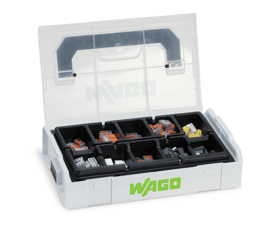 WAGO 887-950 WAGO 887-950 is an automation part with dimensions of 260mm in width, 63mm in height, and 155mm in depth. It has a fire load of 6.059MJ and weighs 610g. This product is classified under eClass 10.0 and 9.0 as 27-14-11-04, and under ETIM 8.0 and 7.0 as EC000446. It is sold in single piece units (SPU) and comes in box packaging. Manufactured in Germany (DE), it has a GTIN of 4055143530279 and a customs tariff number of 85369010000. The 887-950 is RoHS compliant without any exemptions.