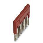 Phoenix Contact 3213056 Plug-in bridge, pitch: 3.5 mm, number of positions: 10, color: red