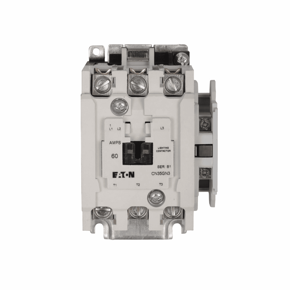 Eaton CN35GN3AB CN35GN3AB Eaton - Eaton CN35 electrically held lighting contactor, 60 A, 1 NO, 60 A, Three-pole