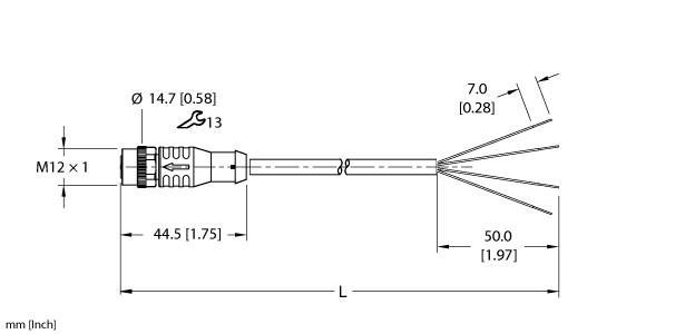 EKRB-A4.400-GC2K-2 Part Image. Manufactured by Turck.