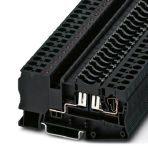 Phoenix Contact 3036505 Fuse terminal block with LED for mounting on NS 35, for miniature circuit breakers, terminal width: 8.2 mm, color: Black