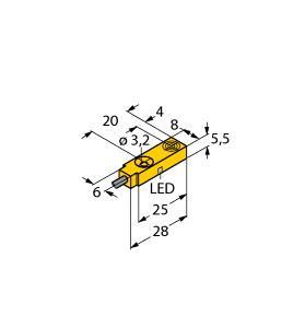 BI2-Q5.5-AP6X Part Image. Manufactured by Turck.