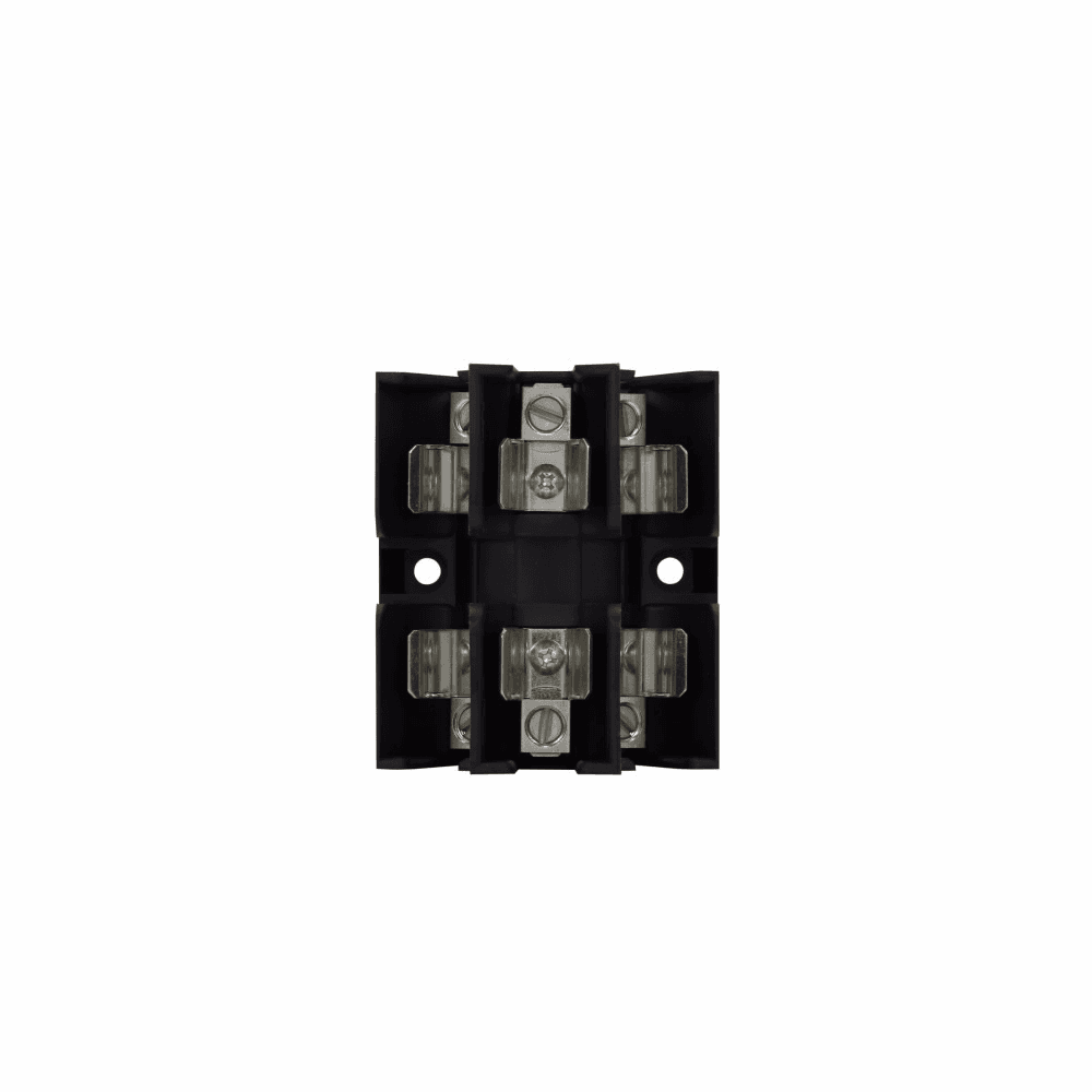 Cooper Bussmann JP60030-3PR JP60030-3PR Cooper Bussmann - Eaton Bussmann series JP pyramid fuse block, 600 Vac, 600 Vdc, 30A, Screw/Pressure Plate