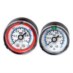 SMC G46-P10-N01-L-X30 G36-L/G46-L, Pressure Gauge w/Limit Indicator, Color Zone Type