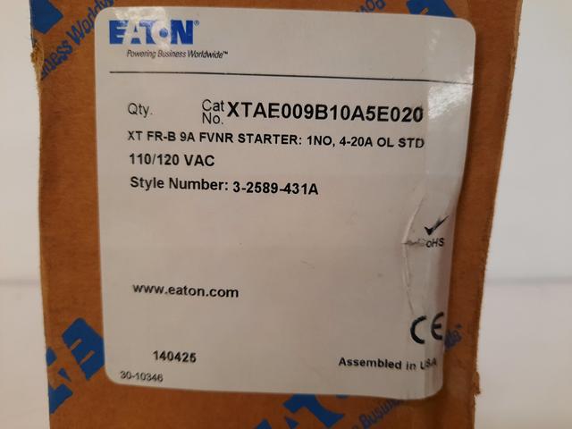 XTAE009B10A5E020 Part Image. Manufactured by Eaton.