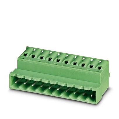 Phoenix Contact 1925142 PCB connector, nominal cross section: 2.5 mmÂ², color: green, nominal current: 12 A, rated voltage (III/2): 320 V, contact surface: Tin, type of contact: Male connector, number of potentials: 2, number of rows: 1, number of positions: 2, number of connect