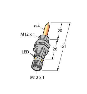 NIMFE-EM12/4.0L61-UP6X-H1141/S1182 Part Image. Manufactured by Turck.