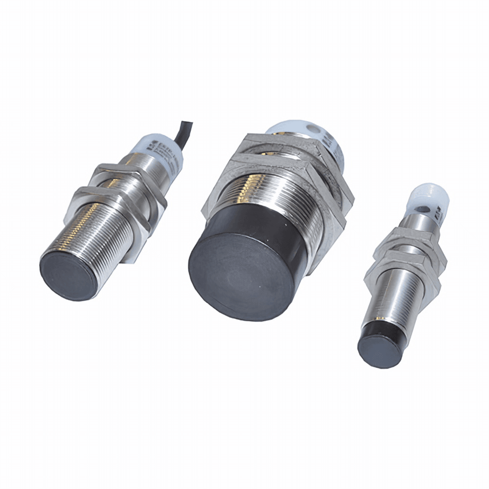 Eaton E57EAL4T110SN E57EAL4T110SN Eaton - E57 Small dia Series Inductive Proximity Sensor, 0.157 dia, Straight, Sensor dist: 0.8 mmdist, 200 mA max DC, NPN Open Collector, NO, 200 mA at 30 Vdc, 3 Pin M8 Connector, 10-30 Vdc input, < 1% accuracy, Short circuit protected, Shielded