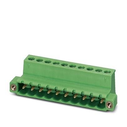 Phoenix Contact 1916614 PCB connector, nominal cross section: 2.5 mmÂ², color: black, nominal current: 12 A, rated voltage (III/2): 320 V, contact surface: Gold, type of contact: Male connector, number of potentials: 5, number of rows: 1, number of positions: 5, number of connec