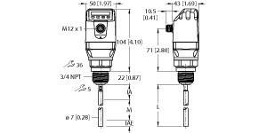 LS-534-0500-LIU24PN8X-H1181 Part Image. Manufactured by Turck.