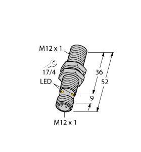 BI4U-M12-AP6X-H1141 Part Image. Manufactured by Turck.