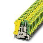 Phoenix Contact 3003923 Ground modular terminal block, connection method: Screw connection, number of connections: 2, cross section: 0.5 mm² - 16 mm², AWG: 20 - 6, width: 10.2 mm, height: 45.8 mm, color: green-yellow, mounting type: NS 35/7,5, NS 35/15, NS 32