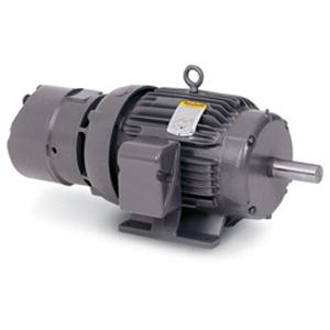 Baldor (ABB) BM3538 Brake; 1/2HP; 56 Frame Size; 1800 Sync RPM; 208-230/460 Voltage; AC; TEFC Enclosure; NEMA Frame Profile; Three Phase; 60 Hertz; Foot Mounted; Base; 5/8" Shaft Diameter; 3-1/2" Base to Center of Shaft; 14.98" Overall Length