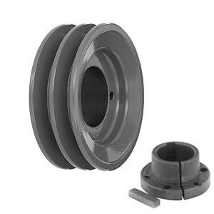 Gates 2AK44 QT 2 Grooves; 4-1/4" Outside Diameter; Bushed; QT Bushing Series; 3L | 4L | A Belt Series; 3.66" Pitch Minimum; 4" Pitch Maximum; 7/16 To 1-1/2" Bushing Bore Range; Keyway