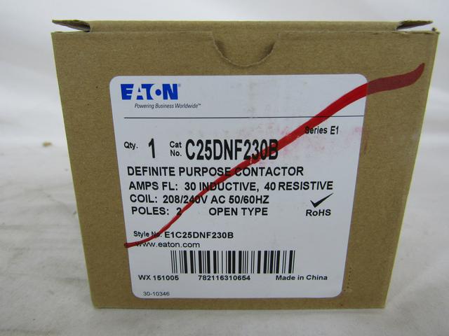 C25DNF230B Part Image. Manufactured by Eaton.