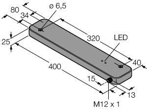 TNLR-Q80L400-H1147L Part Image. Manufactured by Turck.