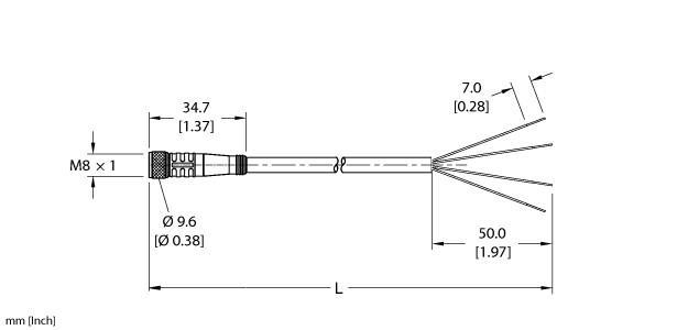 PKG 4M-8.5/S760 Part Image. Manufactured by Turck.