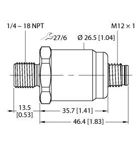 PT3PSIG-1503-U1-H1141/D840 Part Image. Manufactured by Turck.