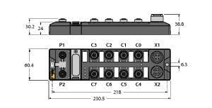 TBEN-LG-16DXP Part Image. Manufactured by Turck.