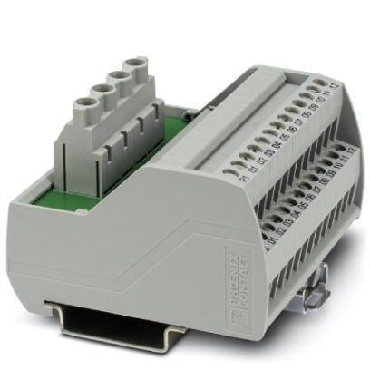 Phoenix Contact 2315269 VARIOFACE module, with two equipotential busbars (P1, P2) for potential distribution, for mounting on NS 35 rails. Module width: 70.4 mm