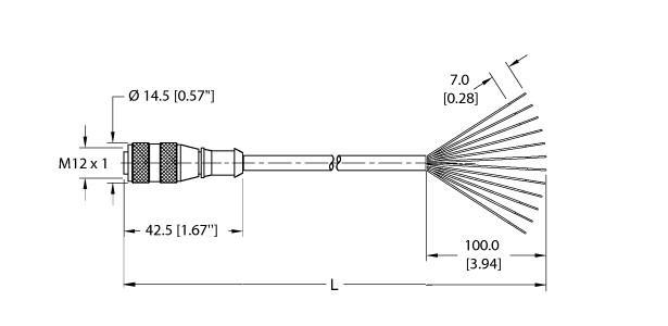 RK 12T-8.5 Part Image. Manufactured by Turck.