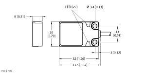 BC5-Q08-AP6X2/S250 Part Image. Manufactured by Turck.