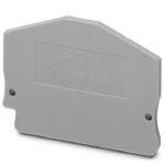 Phoenix Contact 3031762 End cover, length: 51 mm, width: 2.2 mm, height: 43 mm, color: gray