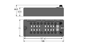 BLCDN-16M8L-8DI-P-8DI-P Part Image. Manufactured by Turck.