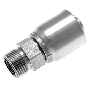 Continental B2-OFM-0606 Hose Connector; 3/8" Hose to 3/8" ORFS Male Straight; Carbon Steel