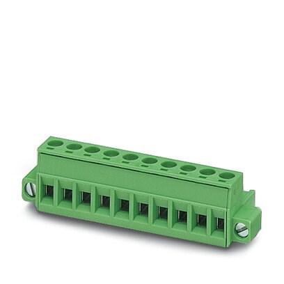 Phoenix Contact 1741665 PCB connector, nominal cross section: 2.5 mmÂ², color: green, nominal current: 12 A, rated voltage (III/2): 320 V, contact surface: Tin, type of contact: Female connector, number of potentials: 4, number of rows: 1, number of positions: 4, number of conne