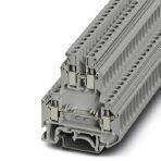 Phoenix Contact 2774017 Double-level terminal block, connection method: Screw connection, cross section: 0.2 mm² - 4 mm², AWG: 24 - 12, width: 6.2 mm, color: gray, mounting type: NS 35/7,5, NS 35/15, NS 32