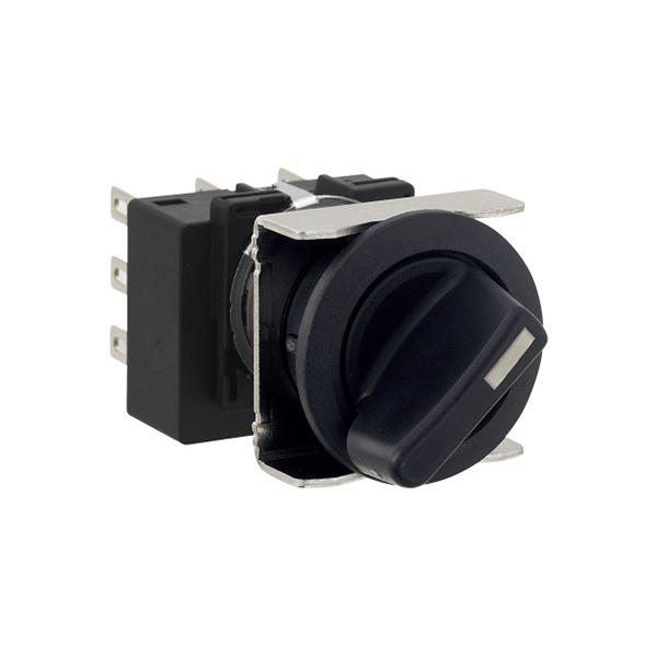 Idec LB6S-21LT7 LB 16mm Selector SW 3PDT, Sleek flush mount design,  Standard bezel with 16mm hole size also available,  Bright LED illumination,  27.9mm depth behind the panel,  3PDT contact block available,  5A contact ratings,  IP65 degree of protection,  Metallic or 