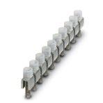 Phoenix Contact 0203454 Fixed bridge, pitch: 12 mm, length: 7.5 mm, width: 118.4 mm, number of positions: 10, color: silver
