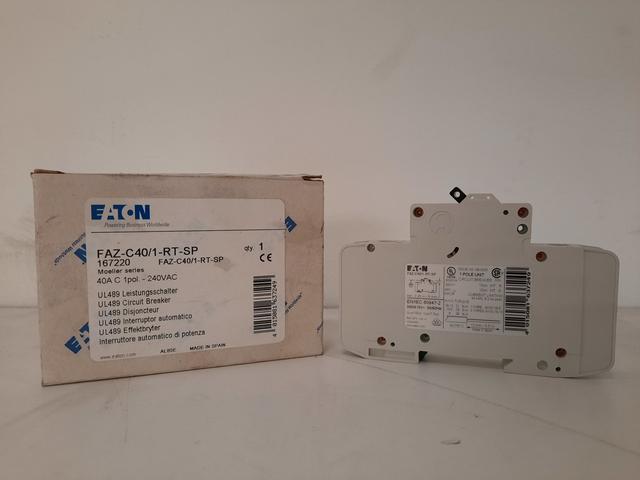 FAZ-C40/1-RT-SP Part Image. Manufactured by Eaton.