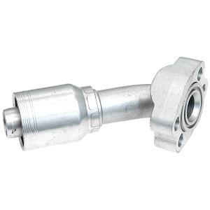 Gates 32GSM-32FLHCFM Hose Coupling; MAX Pressure; Global Spiral; 2" Hose Inside Diameter; Flange To Code 62 O-Ring Fitting Type; Straight Configuration; Steel; TuffCoat Plated; O-Ring Seal Type; 0.5" Flange Thickness; 3.13" Flange Diameter; No.32 FLH End Connection; 5.409" Cu