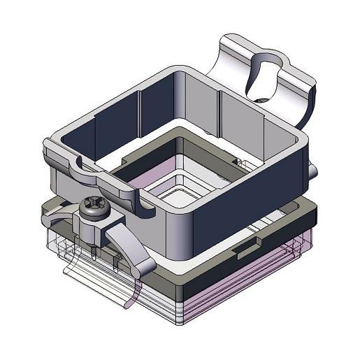 SMC ZS-27-D ISE30A/ZSE30A Panel Mount Adapter, Front Protection Cover