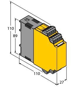 Turck IM35-22EX-HI Analog Signal Isolator, 2-channel, , Intelligent actuators supplied via HART communication interface, Input circuits: 0/4…20 mA, Output circuits: 0/4…20 mA, intrinsically safe, Universal operating voltage, Complete galvanic isolation, Input reverse-polarity protected, ATEX, TR CU, NEPSI, Installation in zone 2