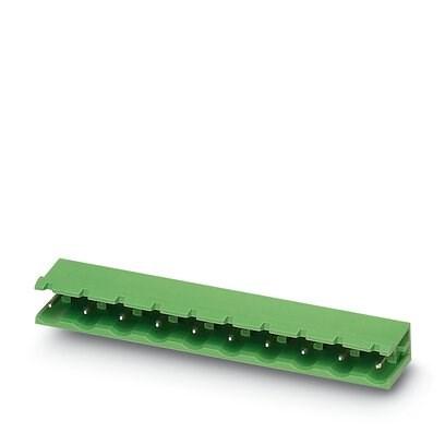 Phoenix Contact 1857125 PCB headers, nominal cross section: 2.5 mmÂ², color: black, nominal current: 12 A, rated voltage (III/2): 630 V, contact surface: Tin, type of contact: Male connector, number of potentials: 10, number of rows: 1, number of positions: 10, number of connect