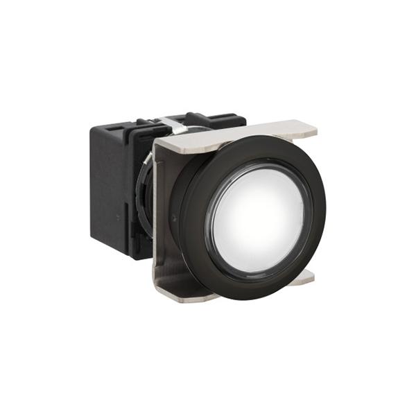 Idec LB6P-1T03VPW LB 16mm Pilot light PW, Sleek flush mount design,  Standard bezel with 16mm hole size also available,  Bright LED illumination,  27.9mm depth behind the panel,  3PDT contact block available,  5A contact ratings,  IP65 degree of protection,  Metallic or bl