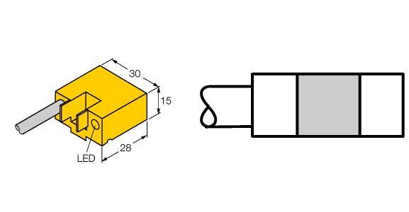 BIM-AKT-AP6X 7M W/KLA1 Part Image. Manufactured by Turck.