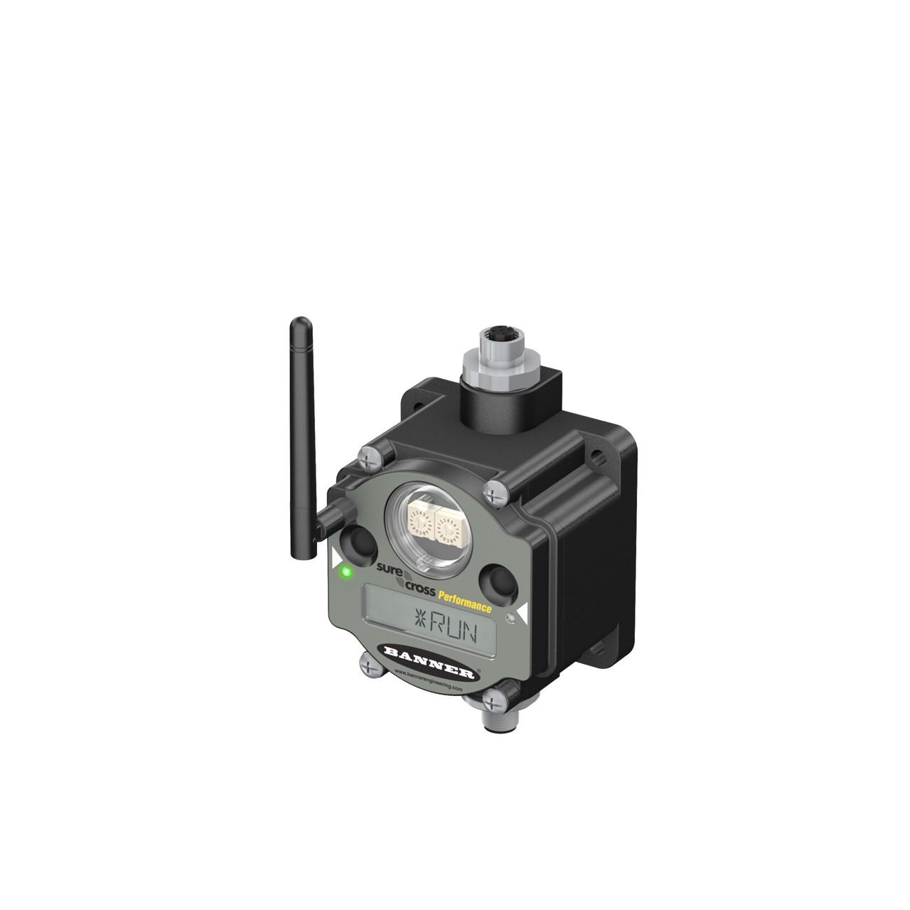 Banner DX80N9X6S-P6 Banner Engineering DX80N9X6S-P6 is a Remote Terminal Unit (RTU) designed for surface mounting. It features a polycarbonate housing, polycarbonate rotary dial cover, polyester labels, EDPM rubber cover gasket, and nitrile rubber, ensuring durability in various environments. This unit operates within an ambient air temperature range of -40 to +85°C and offers a degree of protection rated at IP67 and NEMA 6, suitable for demanding conditions. With dimensions of H62.6mm x W106.7mm x D80.1mm, the rectangular-shaped RTU supports a 900 MHz transmission frequency. It functions as a performance node with a 1-wire serial interface, belonging to the SureCross DX80 series. The design incorporates 2 buttons, 2 bi-color LEDs for Ex e II applications, utilizes FHSS (Frequency Hopping Spread Spectrum) technology, and Time Division Multiple Access (TDMA) for reliable communication. Connection options include a 5-pin M12 female connector, a 5-pin M12 male connector, and an RP-SMA connector. It requires a supply voltage of 10-30Vdc (12Vdc-24Vdc nom.) and operates on a 900MHz ISM band with 1W power, capable of achieving a maximum transmission distance of 9.6km at nominal emission power.