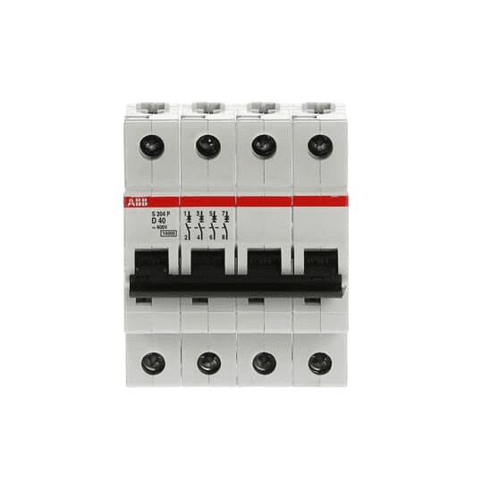 ABB Control 2CDS284001R0401 2CDS284001R0401 ABB Control - S204P-D40 Miniature Circuit Breaker - 4P - D - 40 A