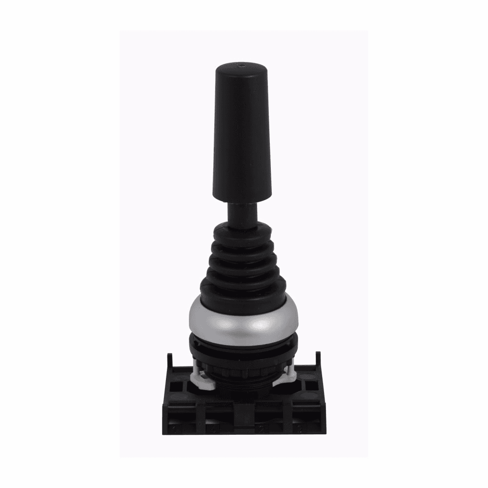 Eaton M22-WRJ4 M22-WRJ4 Eaton - Eaton M22 pushbutton joystick operator, 22.5 mm, Maintained, Non-illuminated, Bezel: Silver, Button: Black, IP67, IP69K, NEMA 4X, 21, Four-position