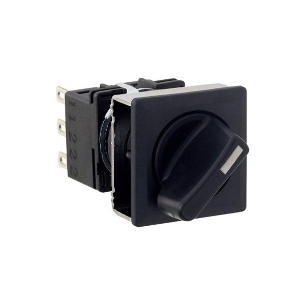 Idec LB7S-21LT1V LB 16mm Selector SW SPDT, Sleek flush mount design,  Standard bezel with 16mm hole size also available,  Bright LED illumination,  27.9mm depth behind the panel,  3PDT contact block available,  5A contact ratings,  IP65 degree of protection,  Metallic or 