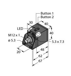 RU200-CK40-2UN8X2T-H1151 Part Image. Manufactured by Turck.