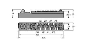 Turck SDPL-0404D-0003 piconet Coupling Module for PROFIBUS-DP, 4 Digital PNP Inputs Filter 3 ms, 4 Digital Outputs 0.5 A, , Configuration interface, Configurable functions, Supported via I/O‐ASSISTANT 2, Direct connection to the fieldbus, Direct connection to the IP link, Fibre-glass reinforced housing, Encapsulated module electronics, Metal connector, Degree of protection IP67